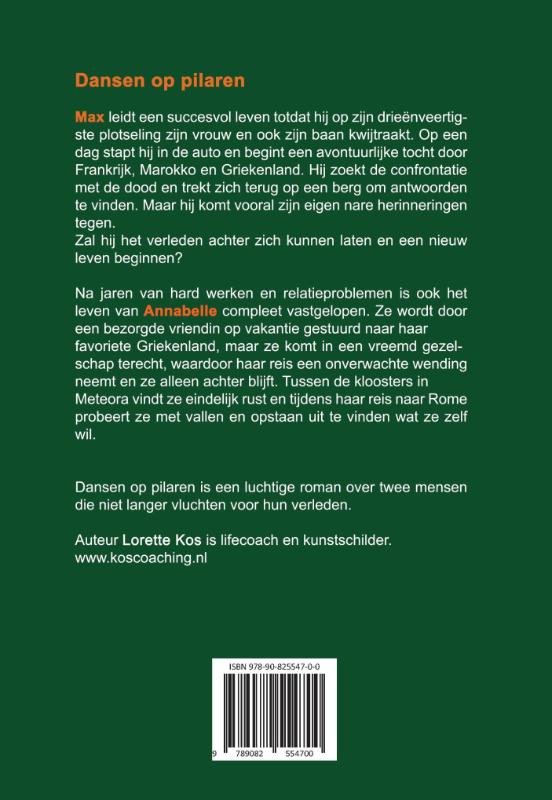 Achterkant van Dansen op Pilaren