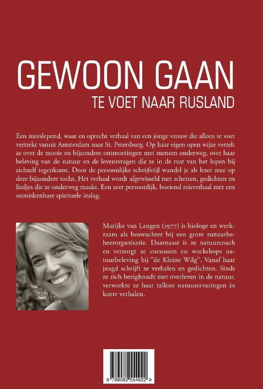 Achterkant van Gewoon gaan