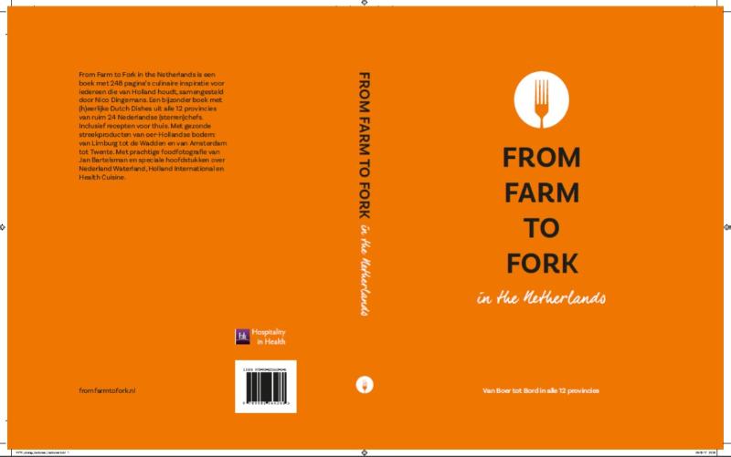 Achterkant van From farm to fork in the Netherlands