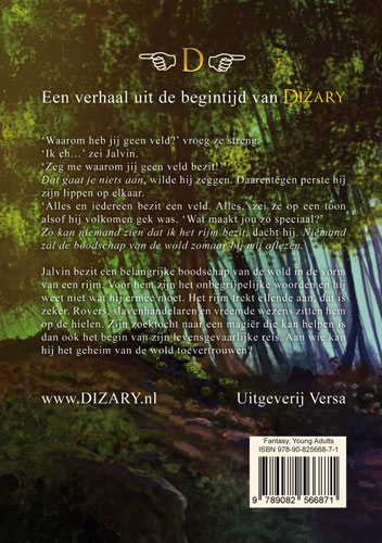 Achterkant van Jalvin en de magie van de Wold