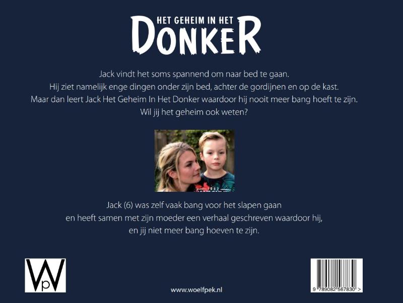 Achterkant van Het geheim in het donker