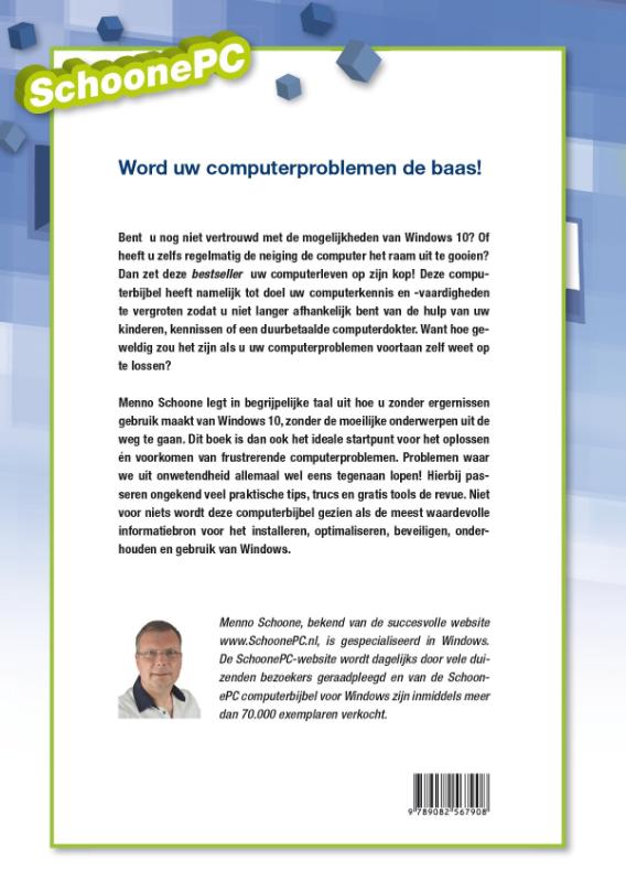 Achterkant van Computerbijbel voor Windows 10