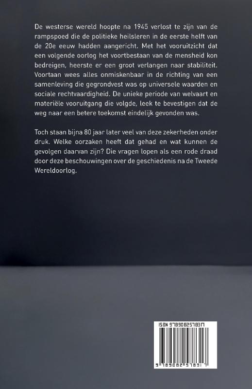 Achterkant van Balans van een tijdperk