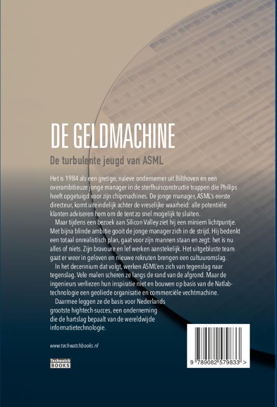 Achterkant van De geldmachine