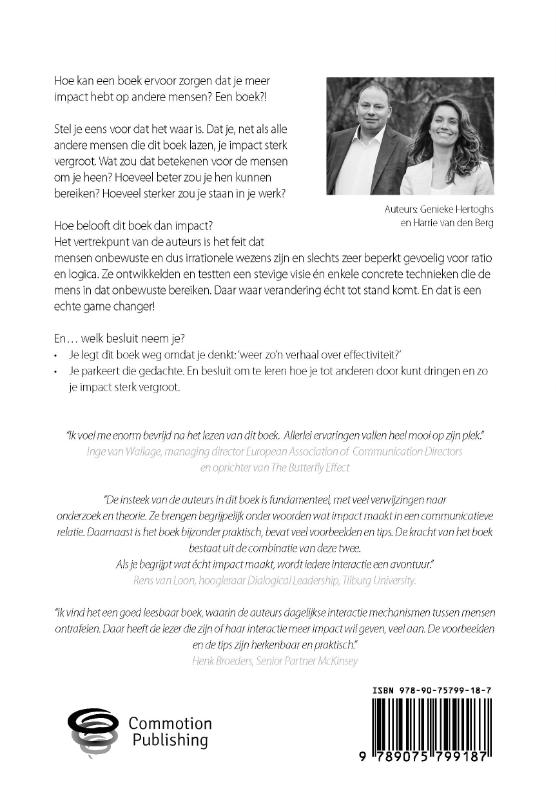 Achterkant van Impact