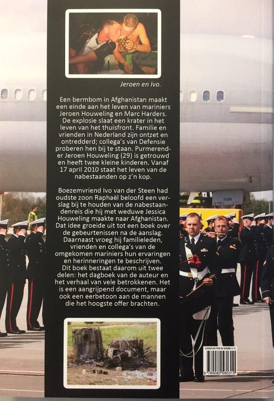 Achterkant van Dagboek van het thuisfront