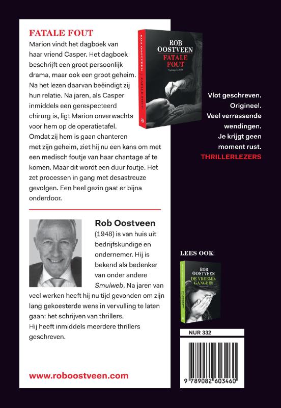 Achterkant van Fatale fout