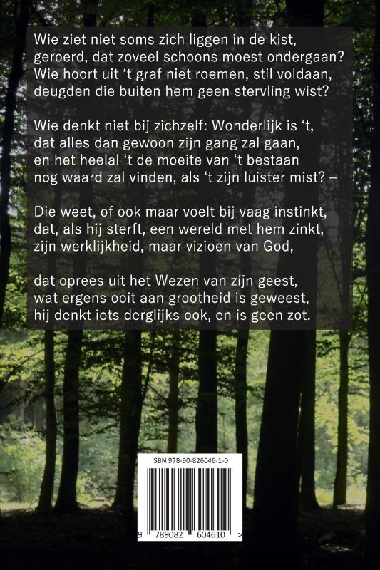 Achterkant van Ten grave