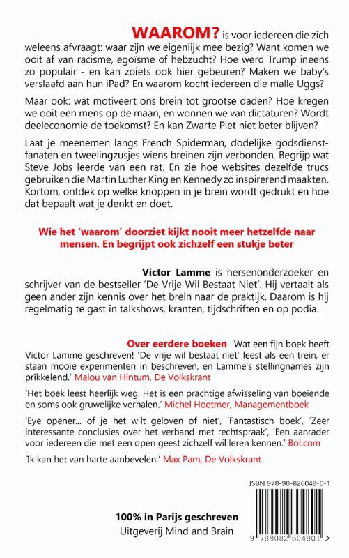 Achterkant van Waarom