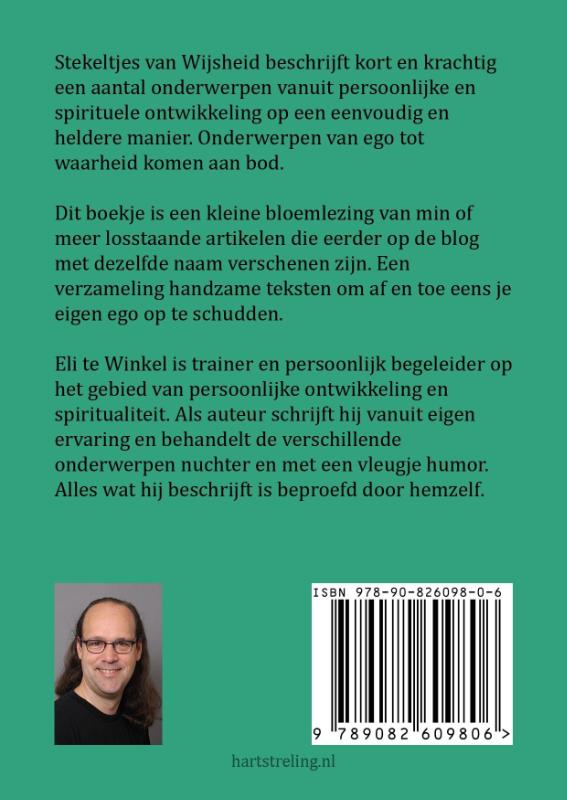 Achterkant van Stekeltjes van Wijsheid