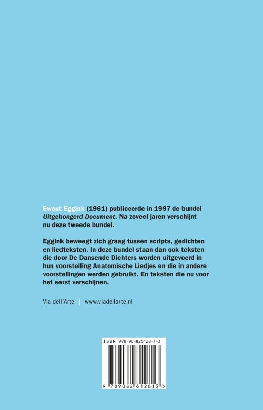 Achterkant van Kneed schoorvoetend weer een ziel