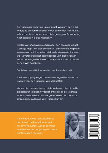 Achterkant van Ik ben niks