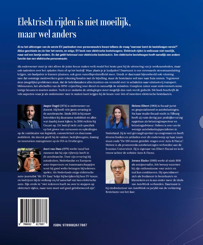Achterkant van EV-Jaarboek bestelauto's