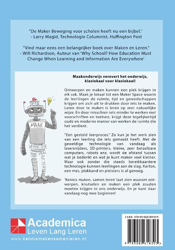 Achterkant van Kennis maken samen leren
