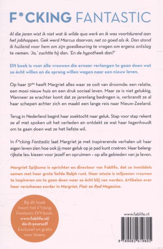 Achterkant van F*cking Fantastic