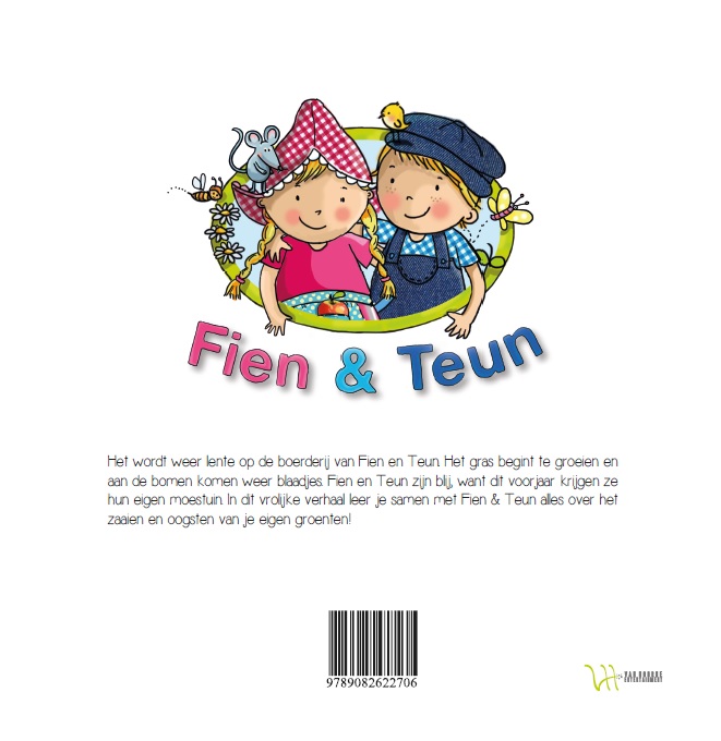 Achterkant van Fien & Teun een eigen moestuin