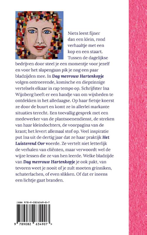 Achterkant van Dag mevrouw Hartenkopje