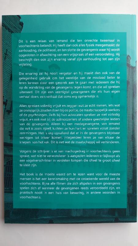 Achterkant van Ik was in Voorhechtenis