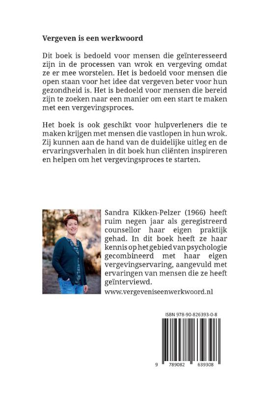 Achterkant van Vergeven is een werkwoord