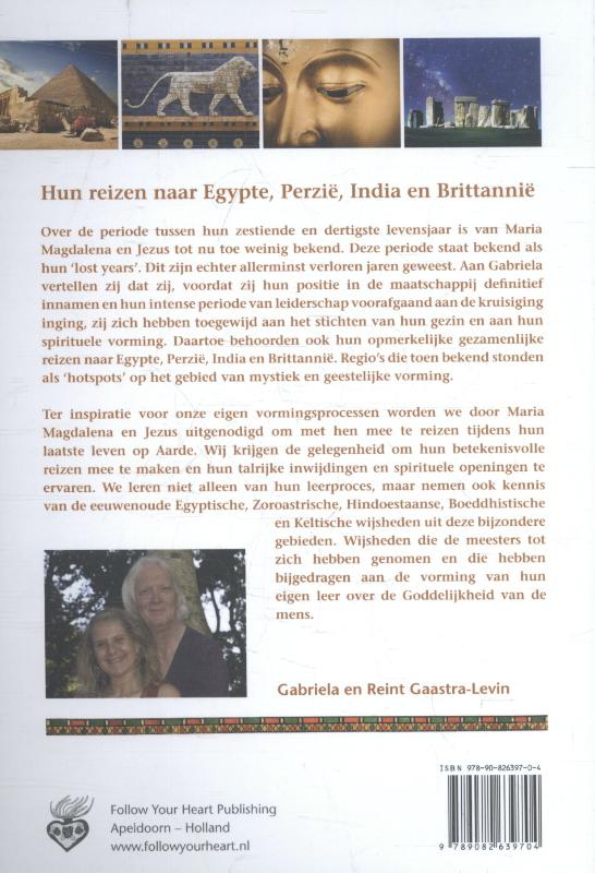 Achterkant van 2 Hun reizen naar Egypte, Perzië, India en Brittannië