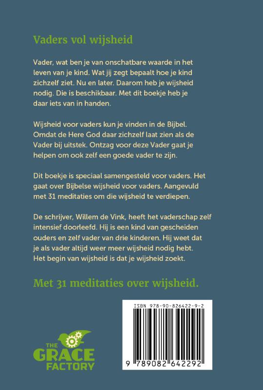 Achterkant van Vaders vol wijsheid