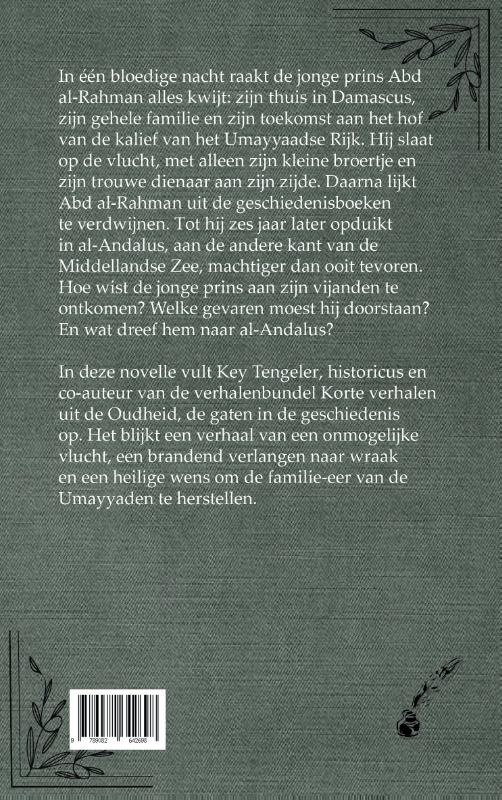 Achterkant van De vluchteling uit Damascus