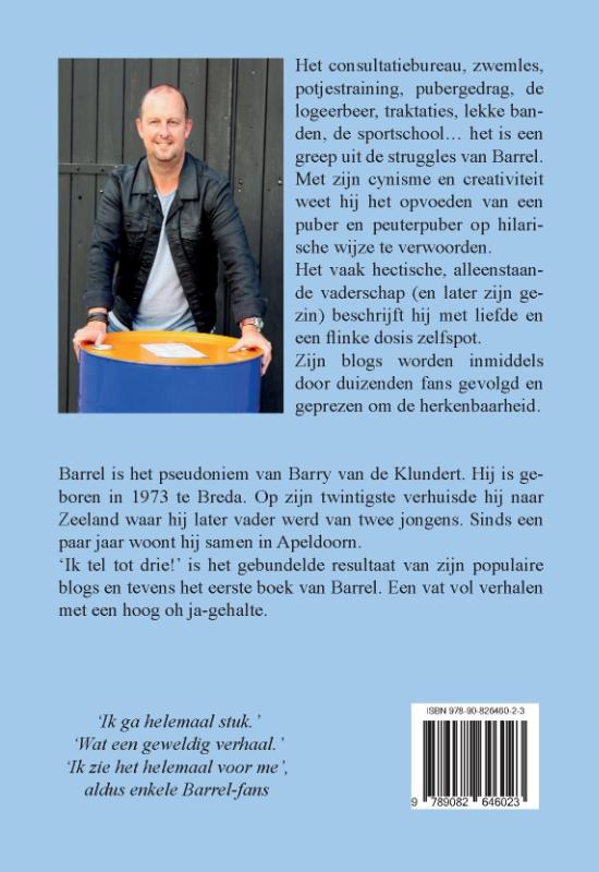 Achterkant van Ik tel tot drie!