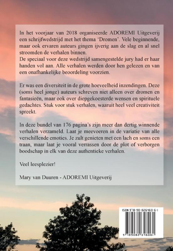 Achterkant van Geen droom te ver
