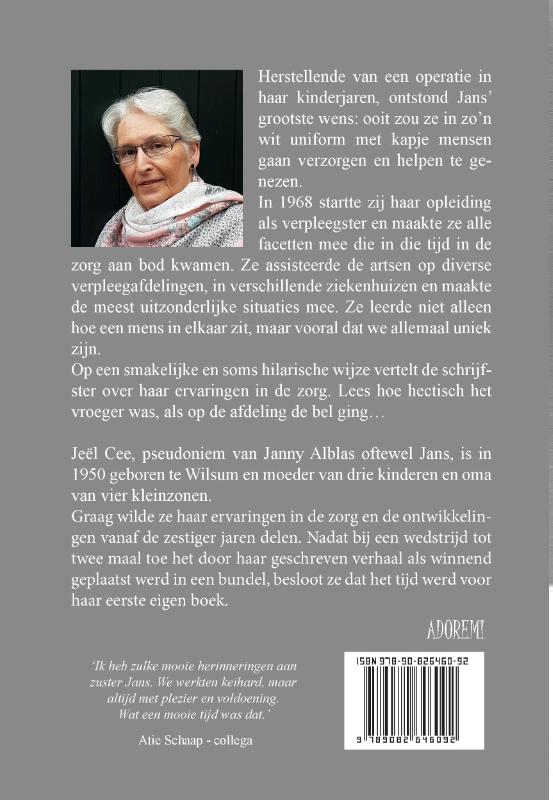 Achterkant van Als de bel gaat