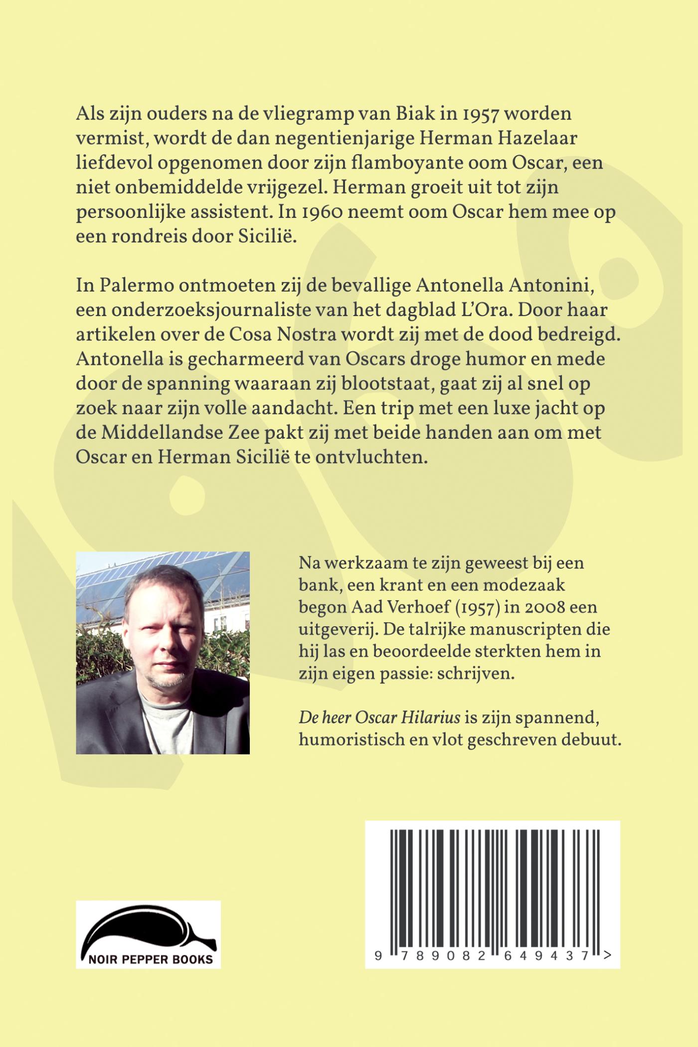 Achterkant van De heer Oscar Hilarius