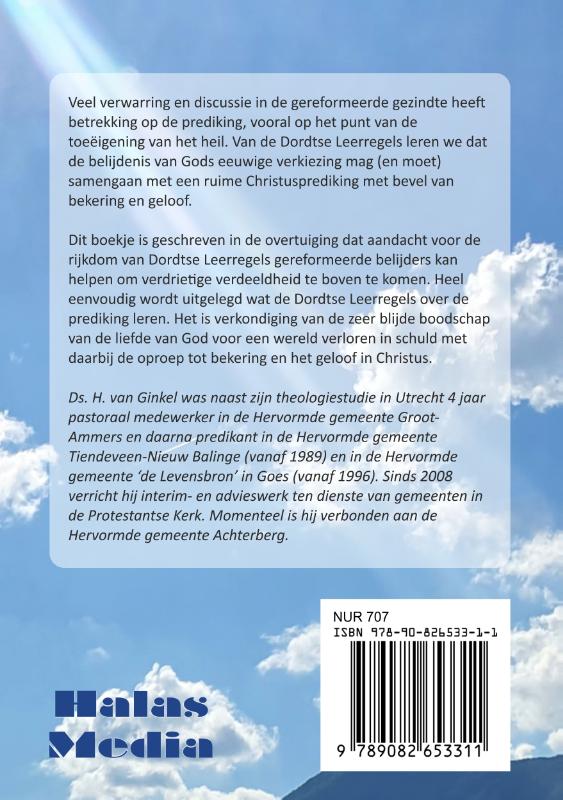 Achterkant van Zeer blijde boodschap
