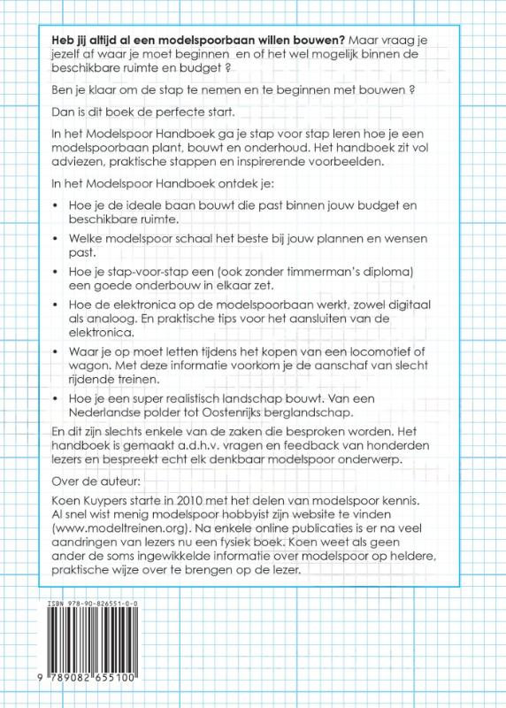 Achterkant van Handboek