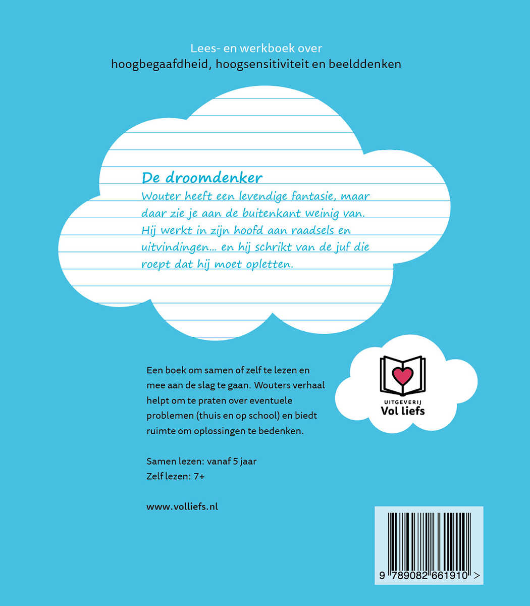 Achterkant van De droomdenker