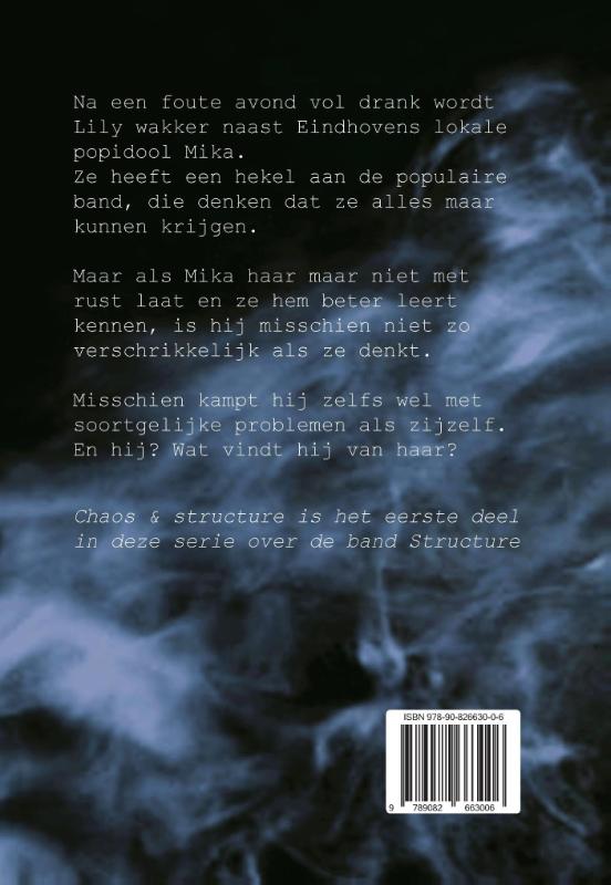 Achterkant van Chaos & Structure