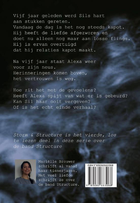 Achterkant van Storm & Structure