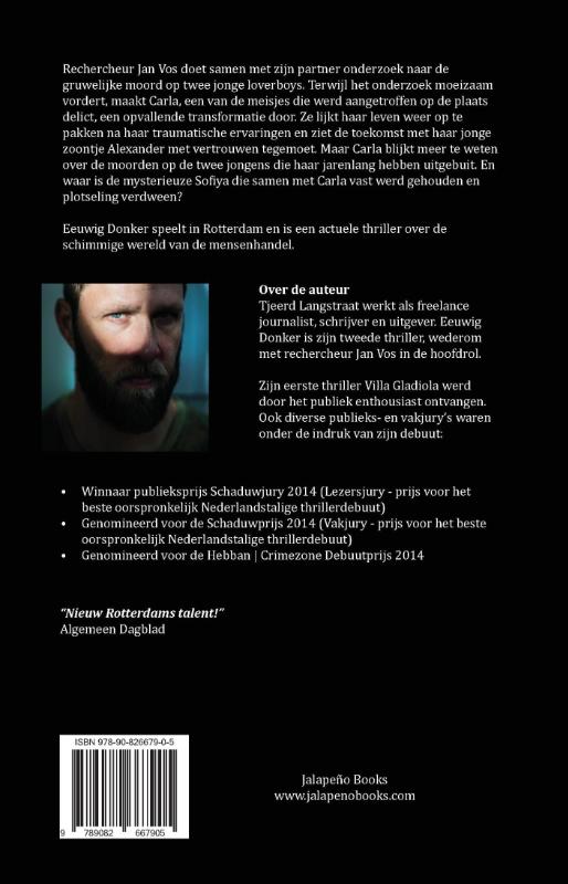 Achterkant van Eeuwig Donker