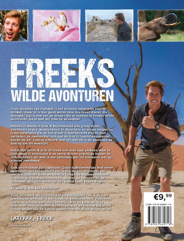 Achterkant van Freeks wilde avonturen