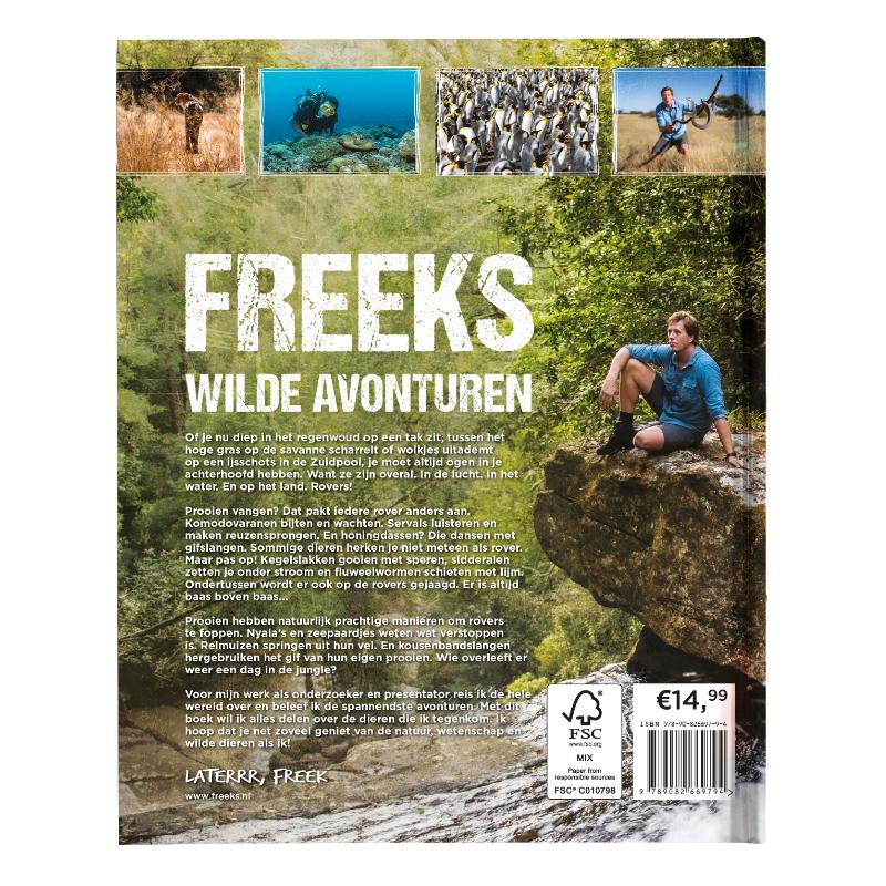 Achterkant van Freeks Wilde Avonturen