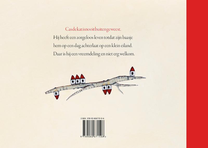 Achterkant van Cas de kat