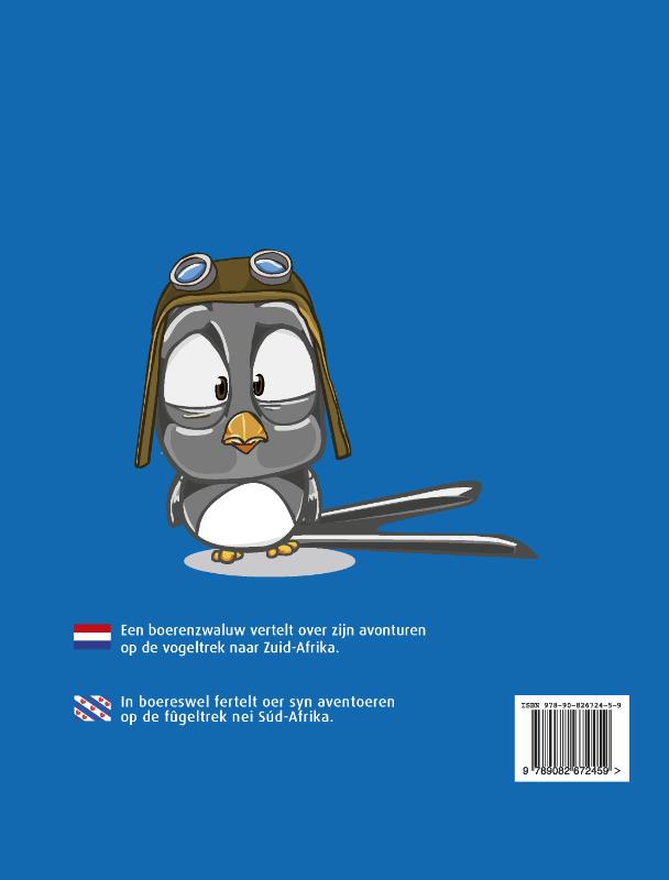 Achterkant van Een boerenzwaluw vertelt