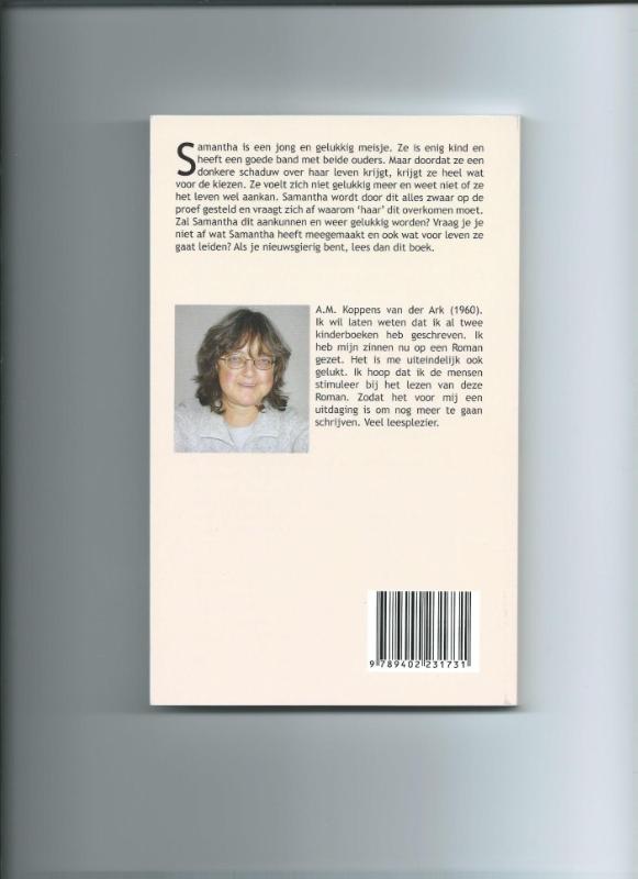 Achterkant van Samantha