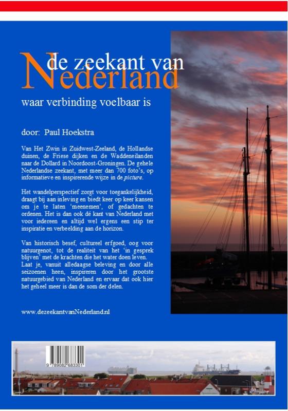 Achterkant van de zeekant van Nederland