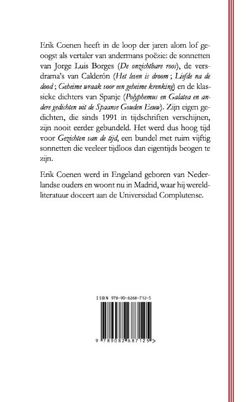 Achterkant van Gezichten van de tijd