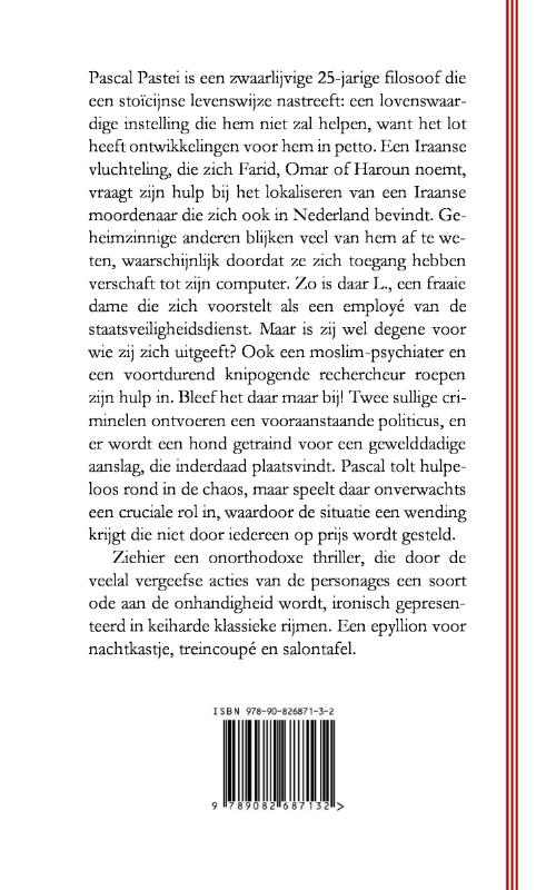 Achterkant van Pascal Pastei