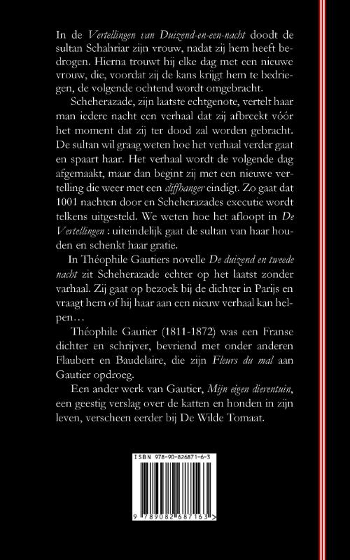 Achterkant van De duizend en tweede nacht