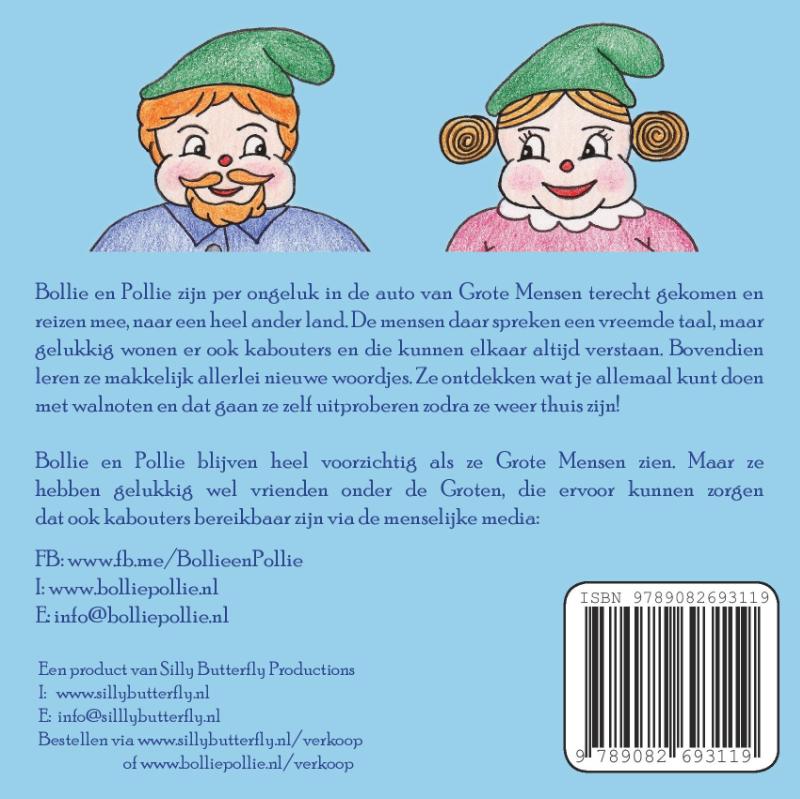 Achterkant van Bollie en Pollie in het Land van de Walnoten