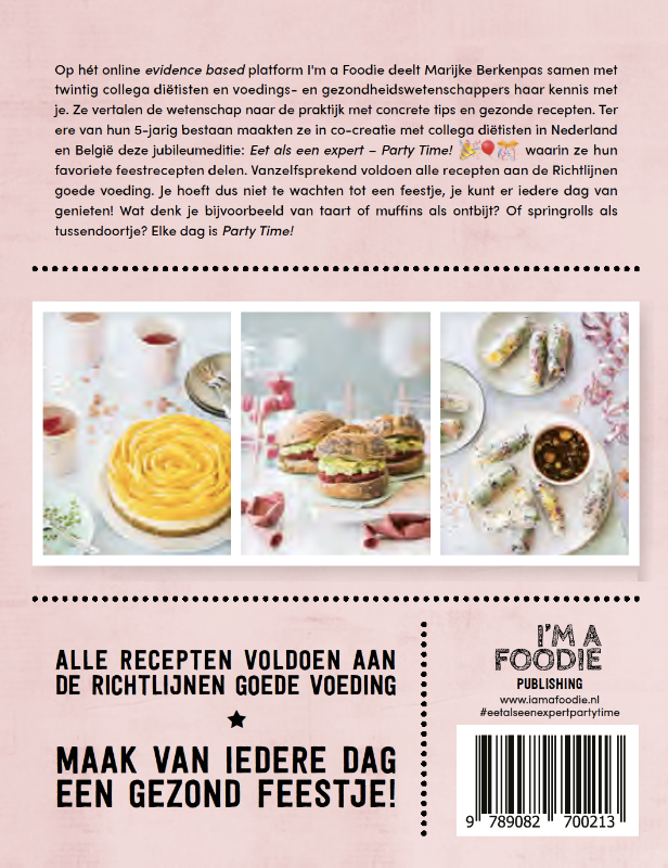 Achterkant van Eet als een expert - Party Time