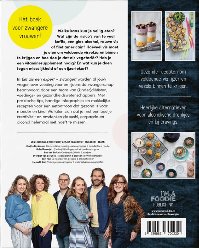 Achterkant van Eet als een expert: zwanger!