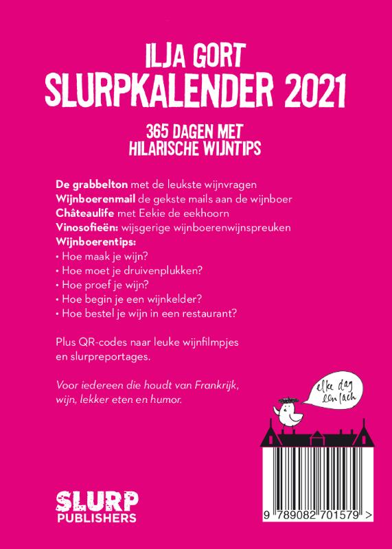 Achterkant van SlurpKalender 2021