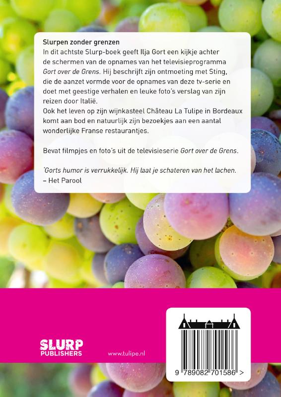 Achterkant van Slurpen zonder grenzen